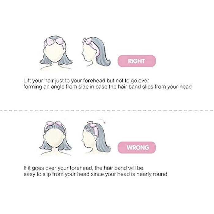 Excefore Super Soft Caroset Wash Cosmetic Headband, Headbands for Washing Face Shower Spa Mask Soft Carol Fleece Hairlace Headband Turban Bowknot Washing Face - Image 5